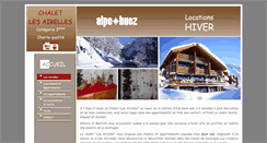 Desktop Screenshot of lesairelles-alpedhuez.com